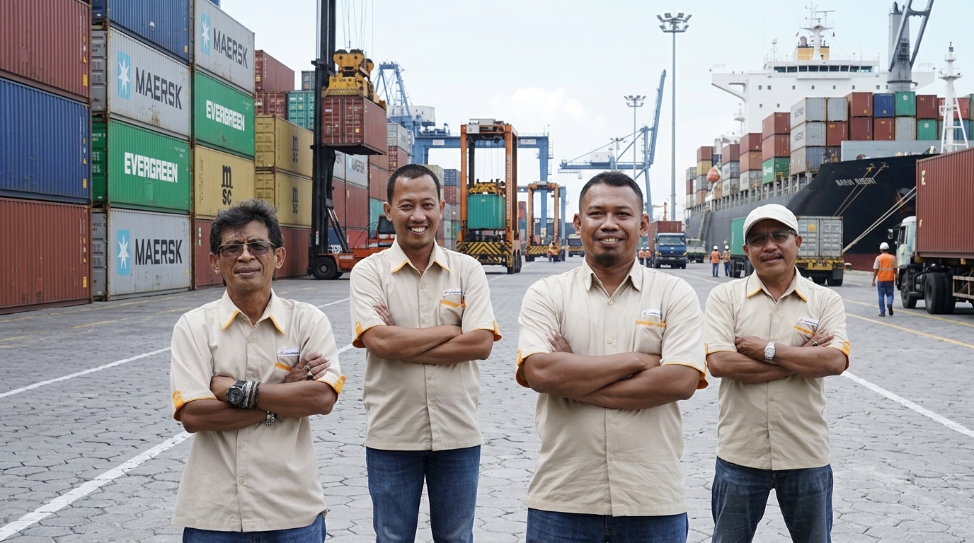 Armada distribusi PT Niaga Nusa Abadi