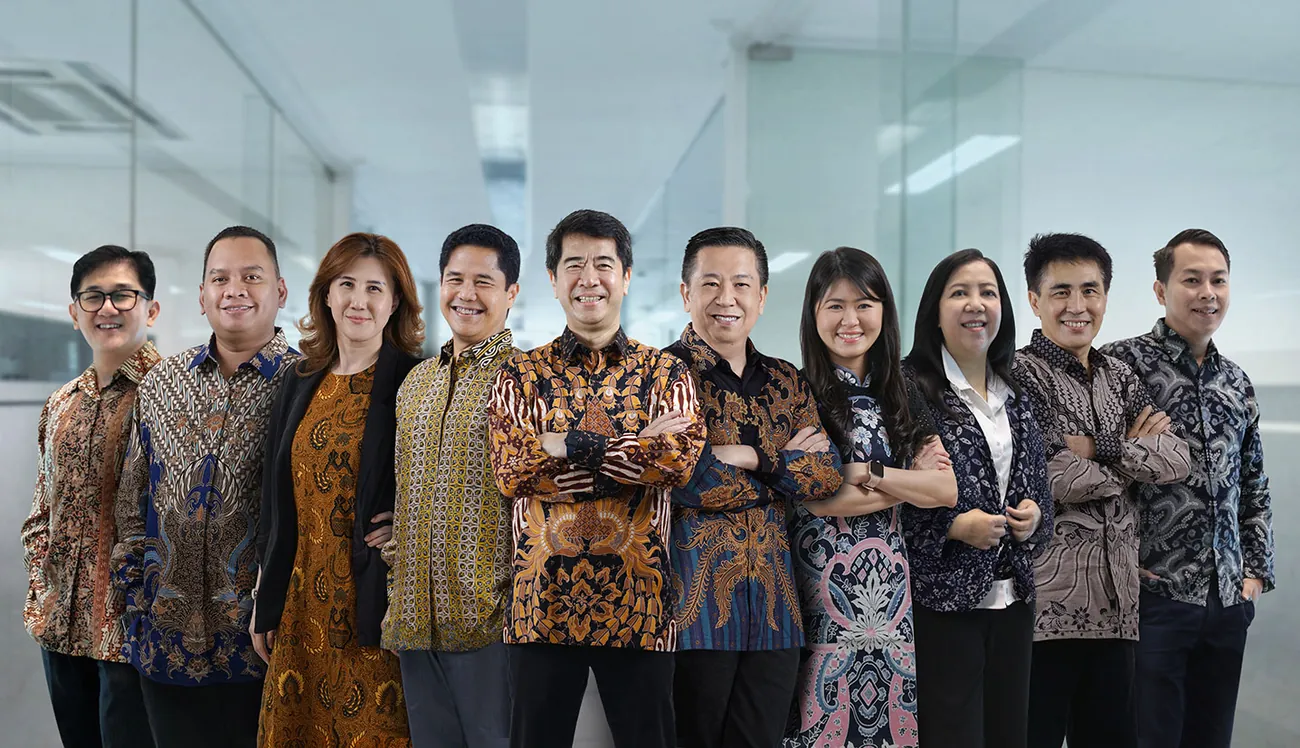 Jajaran manajemen PT Niaga Nusa Abadi